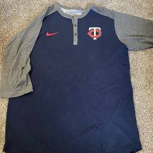 Minnesota Twins 3/4 Sleeve Henley